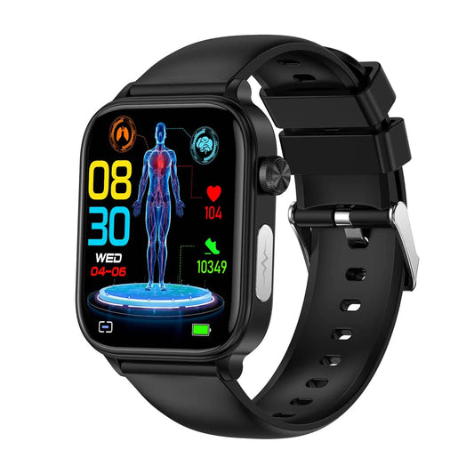 Professional ECG/EKG Non invasive Blood Glucose Health Smart Call Watch