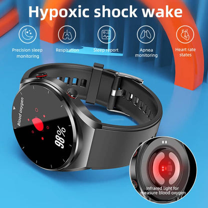 One-click Blood Glucose Blood Pressure ECG HRV Heart Measurement Suga Pro Health Smart Watch