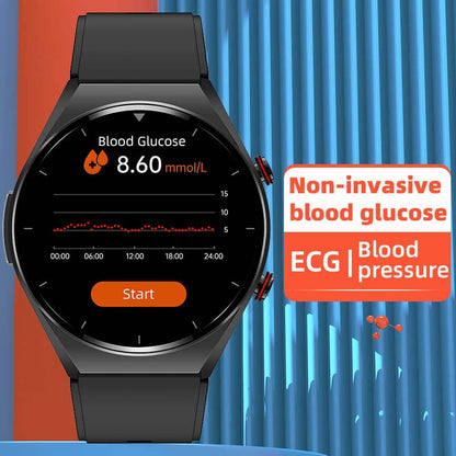 One-click Blood Glucose Blood Pressure ECG HRV Heart Measurement Suga Pro Health Smart Watch