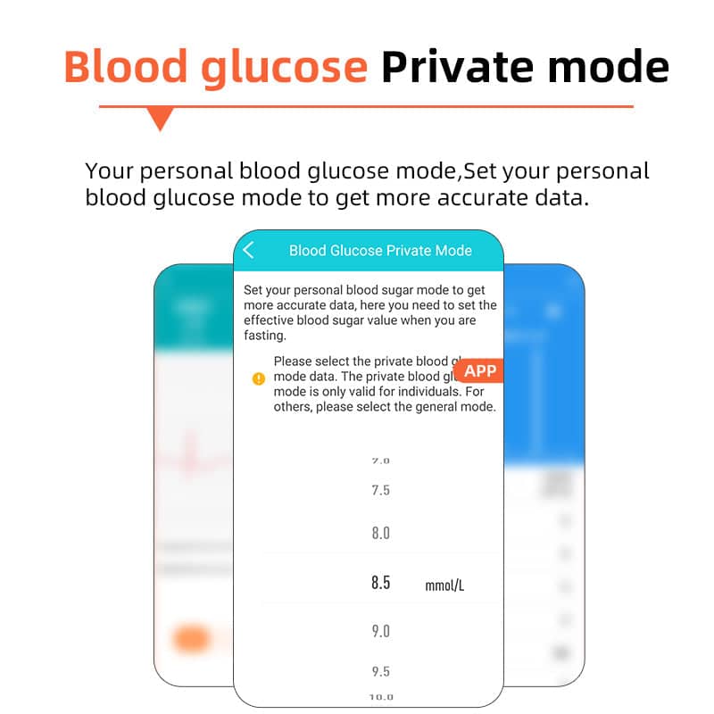 One-click Blood Glucose Blood Pressure ECG HRV Heart Measurement Suga Pro Health Smart Watch