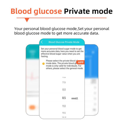 One-click Blood Glucose Blood Pressure ECG HRV Heart Measurement Suga Pro Health Smart Watch